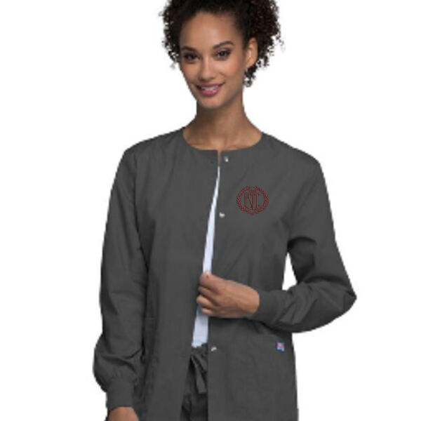 Women's Snap Front Warm Up Jacket Thumbnail