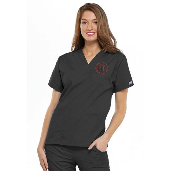 Women's V-Neck Scrub Shirt Thumbnail